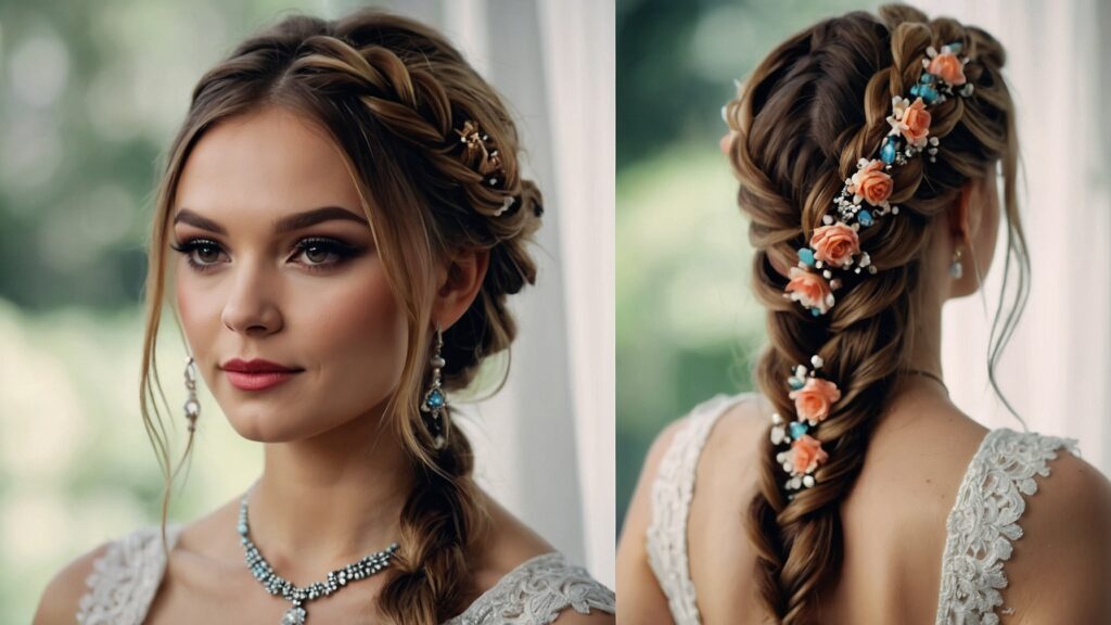 The Best Wedding Hairstyles of 2024: Trends and Inspiration 5 Default generate a wedding boho braid hairstyle realistic 1