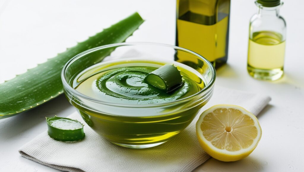 DIY Hair Masks: Natural Recipes for Healthier Hair 8 Leonardo Phoenix A clear glass bowl filled with a smooth mixtu 2