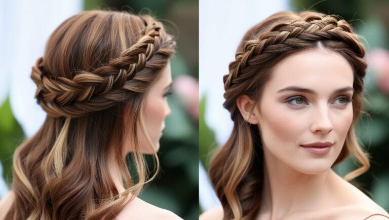 Top 10 Braid Hairstyles to Try This Year for a Stylish Look 5 Leonardo Phoenix Create a closeup image of a beautiful crown b 2