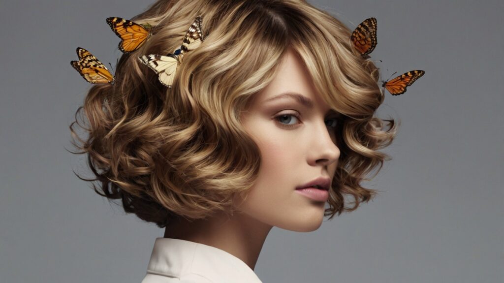 The Butterfly Haircut: Why It’s the Trendiest Style of 2024 4 Leonardo Kino XL Design an image showcasing styling tips for t 2