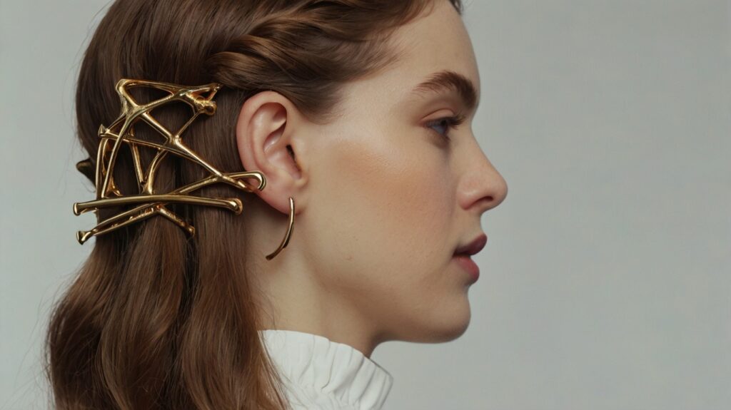 The Timeless Charm of Claw Clips: A Hair Accessory Revolution 7 Leonardo Kino XL claw clip for hair with hairstyle 2