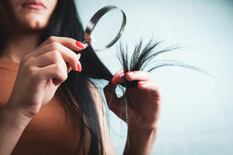 damaged hair