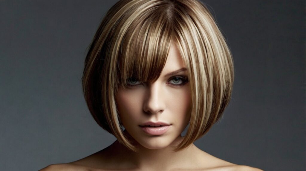 Leonardo Kino XL A stylish woman with an inverted bob haircut 0