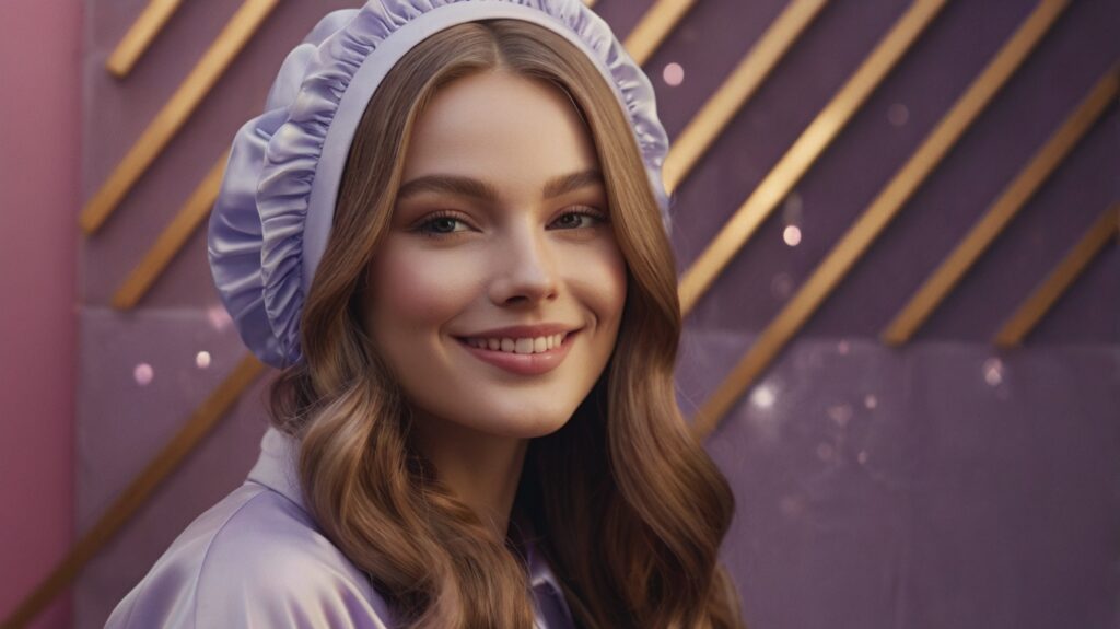 silk hair bonnet