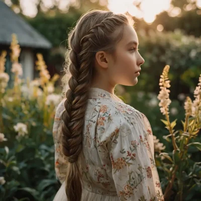 Leonardo_Kino_XL_A_young_girl_with_long_silky_hair_styled_in_a_2